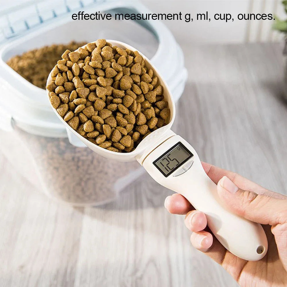 NovexA™ Smart Pet Food Measuring Scoop – Digital LED Scale