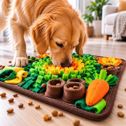 NovexA™ Carrot Snuffle Mat – Interactive Foraging Toy