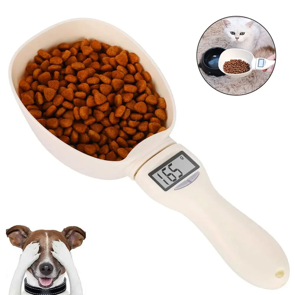 NovexA™ Smart Pet Food Measuring Scoop – Digital LED Scale