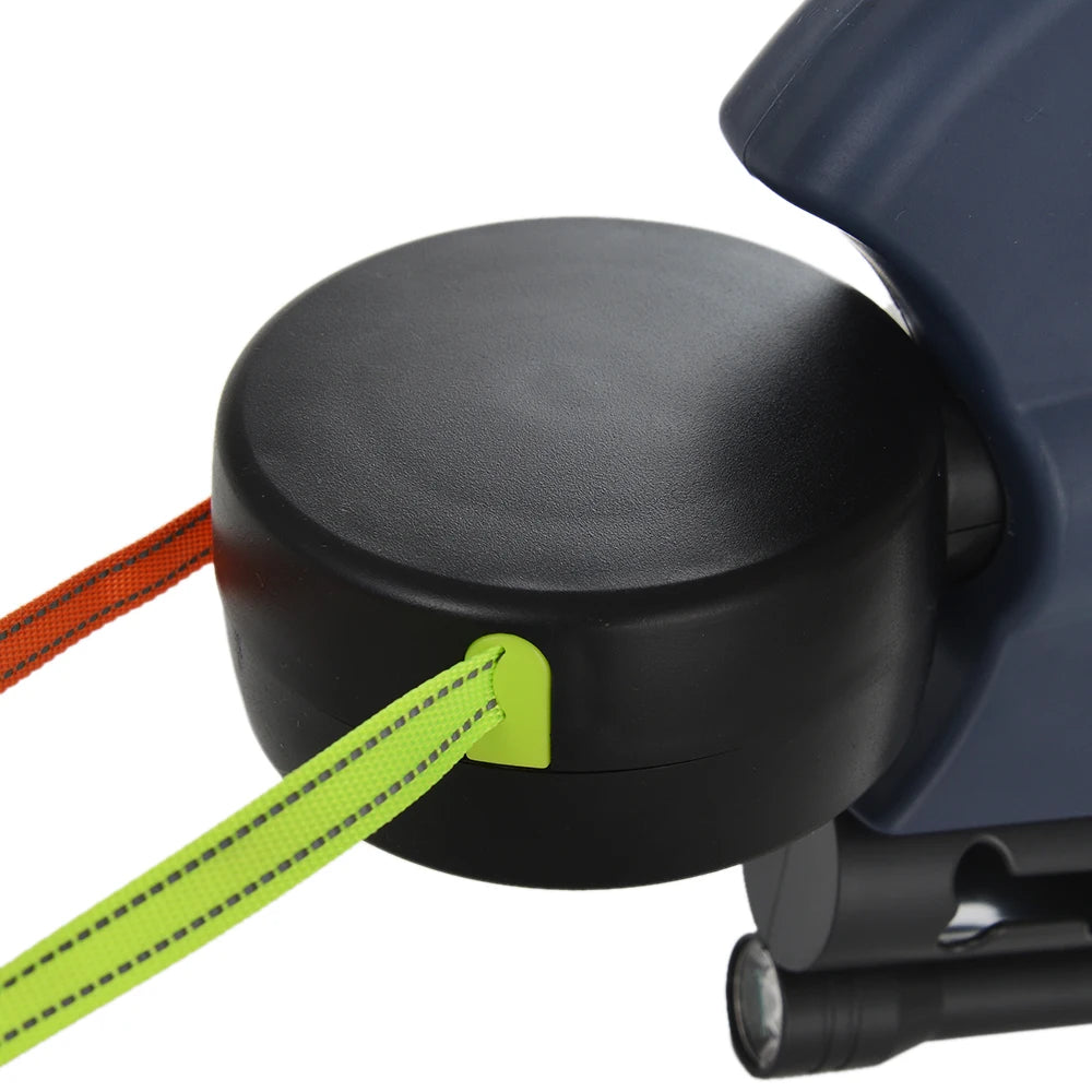 NovexA™ DuoWalk – 3M Retractable Double Dog Leash with LED Lights & 360° Tangle-Free Swivel