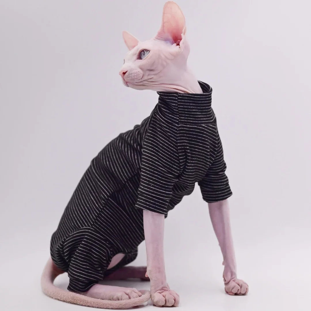 NovexA™ Cozy Cat Jacket – Soft & Warm Four-Legged Outfit for Hairless Cats